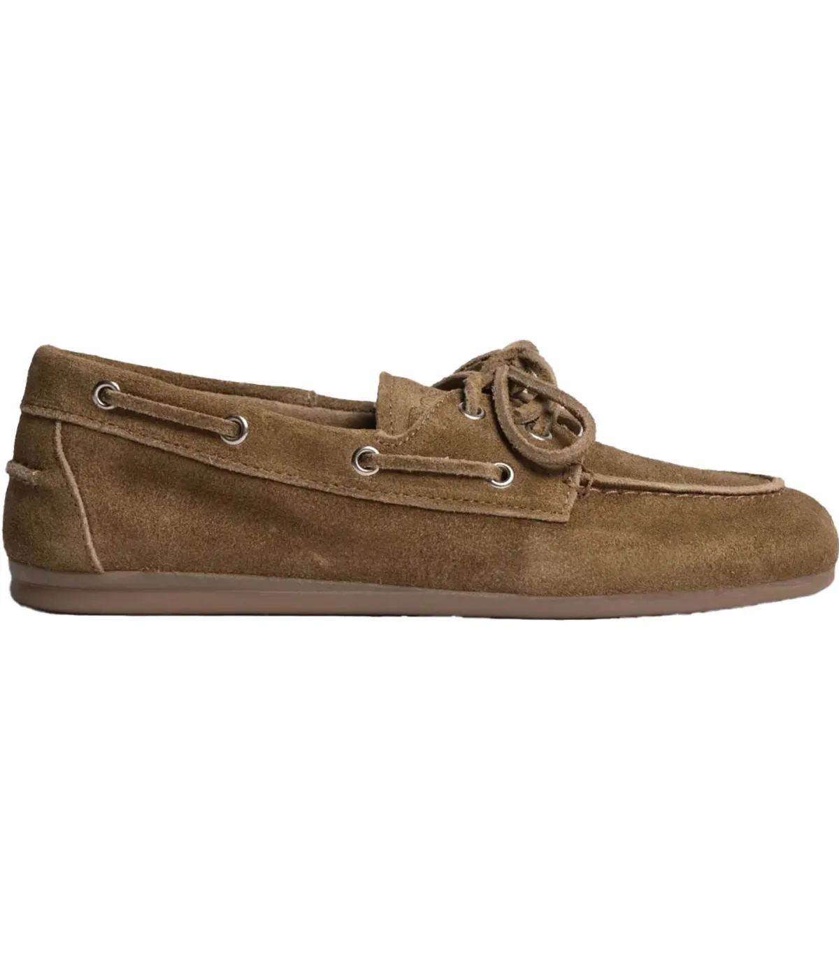 Posa Mocassins Boat en Daim Desert Tan*Femme Mocassins