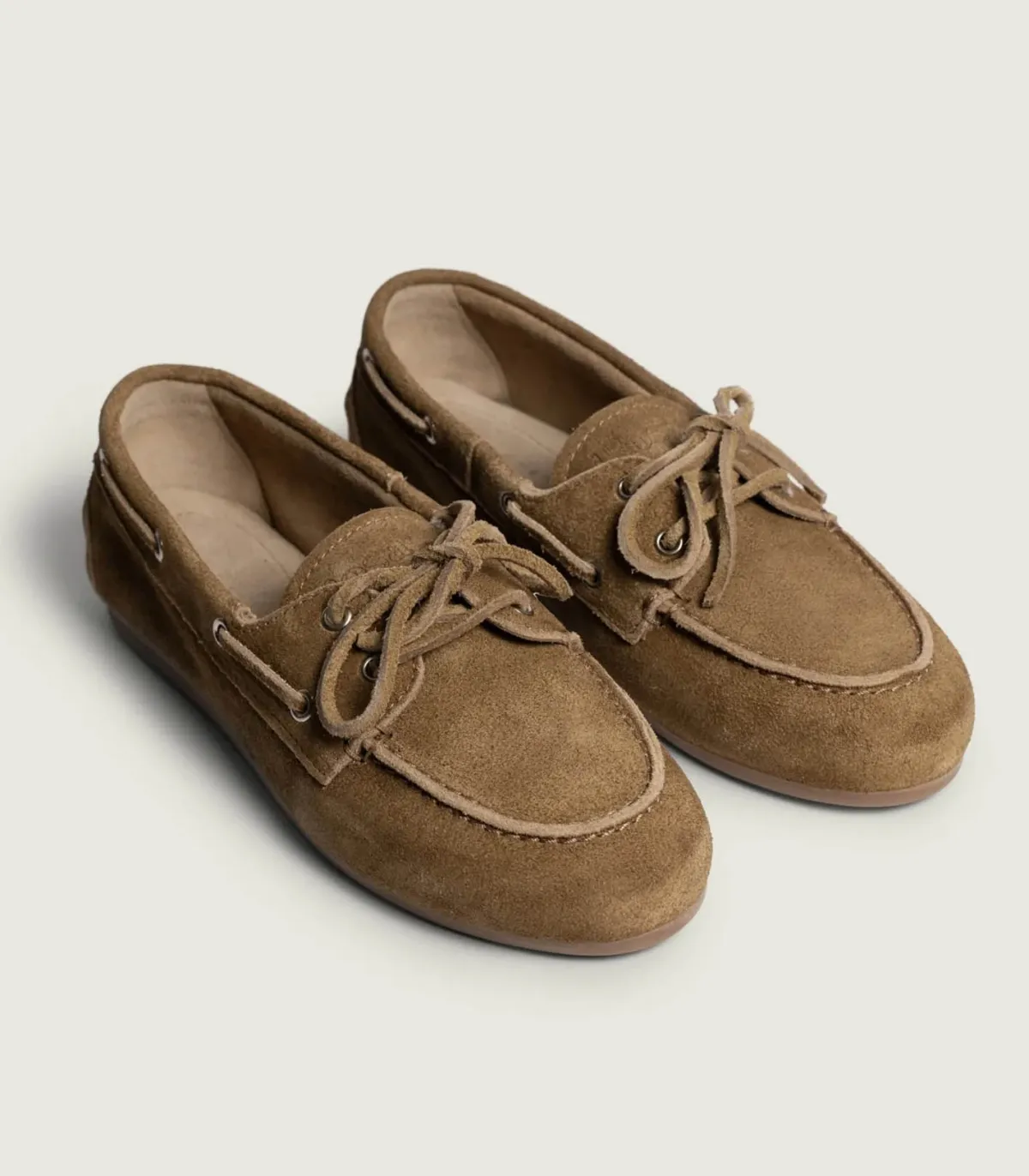 Posa Mocassins Boat en Daim Desert Tan*Femme Mocassins