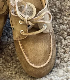 Posa Mocassins Boat en Daim Desert Tan*Femme Mocassins