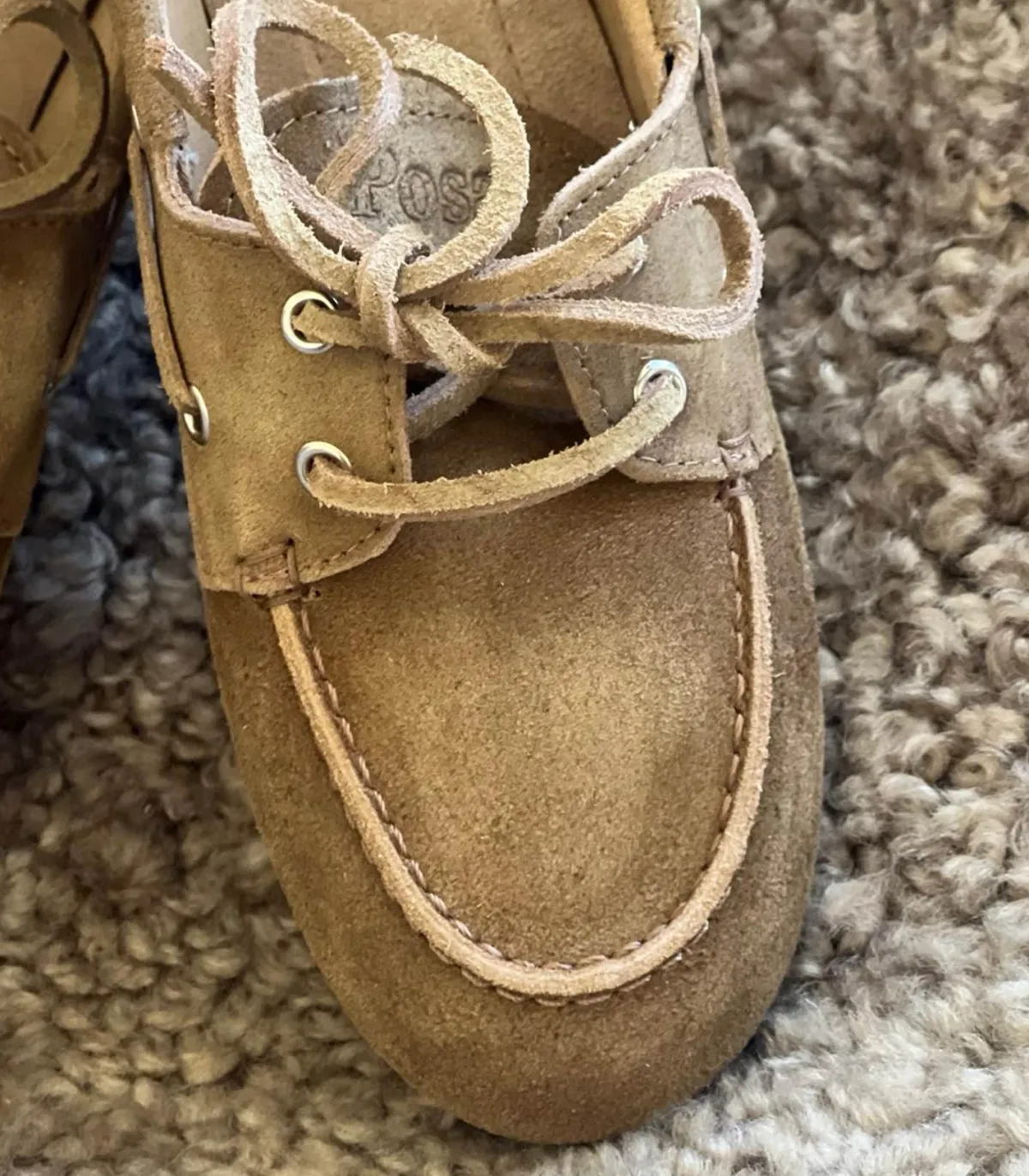 Posa Mocassins Boat en Daim Desert Tan*Femme Mocassins