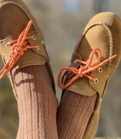 Posa Mocassins Boat en Daim Desert Tan*Femme Mocassins