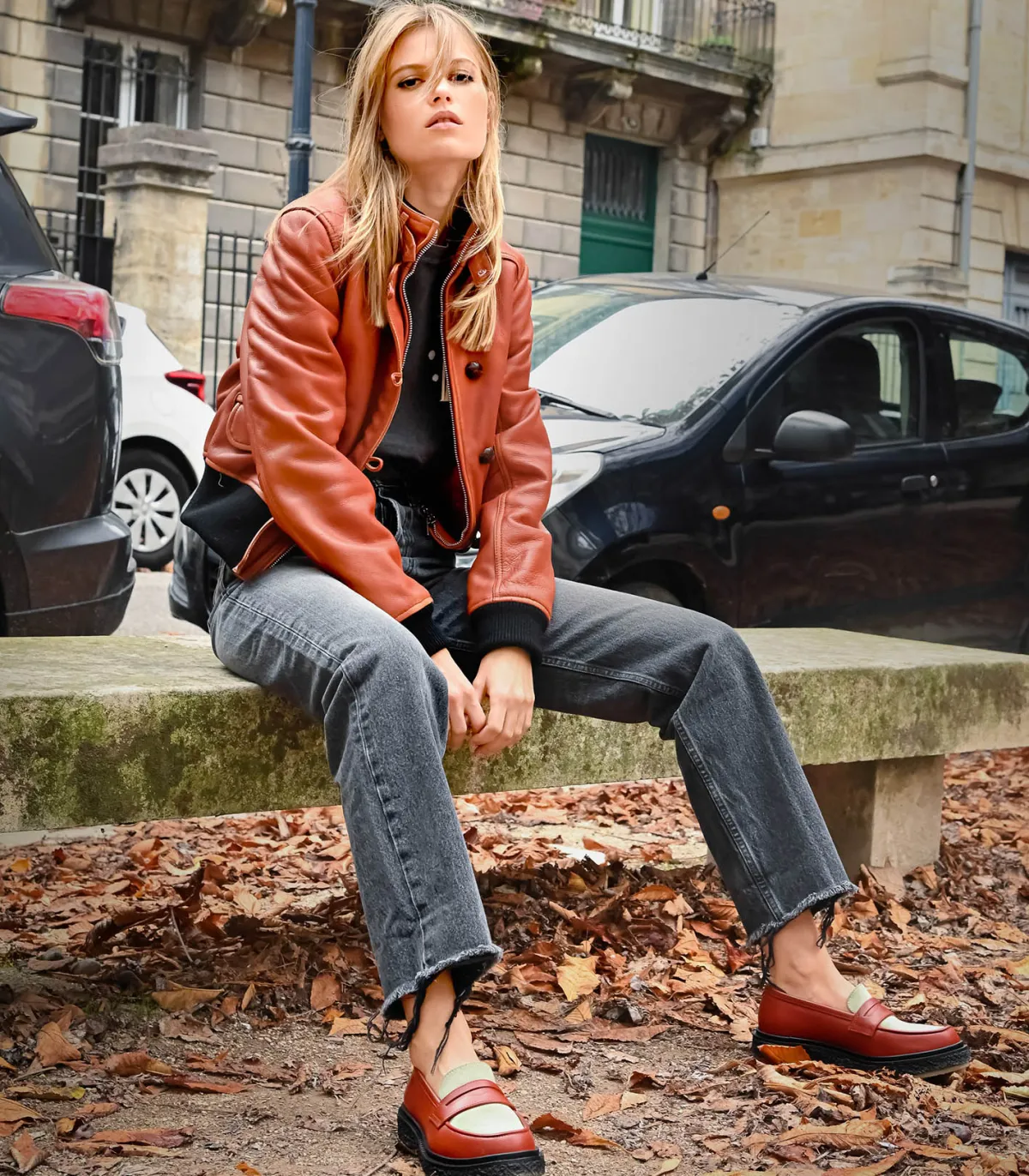 ADIEU Mocassins en cuir Classic Type 5*Femme Mocassins