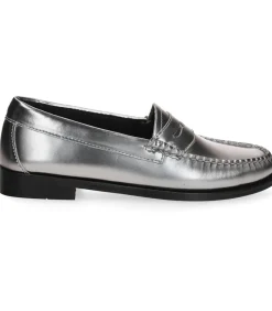 G.H. Bass & Co. Mocassins Weejun Penny Loafer Argent*Femme Mocassins