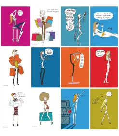 Image Republic Pack 12 Cartes postales Soledad Sac Orange* Cartes Postales