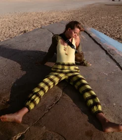 Margaux Lonnberg Pantalon à carreaux Brooklyn*Femme Bas