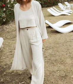 La Treille Maison Ensoleillée Pantalon Alba Beige*Femme Bas