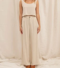 La Treille Maison Ensoleillée Pantalon Alba Beige*Femme Bas