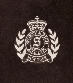 Sporty & Rich Pantalon de survêtement en velours NY Crest*Femme Bas