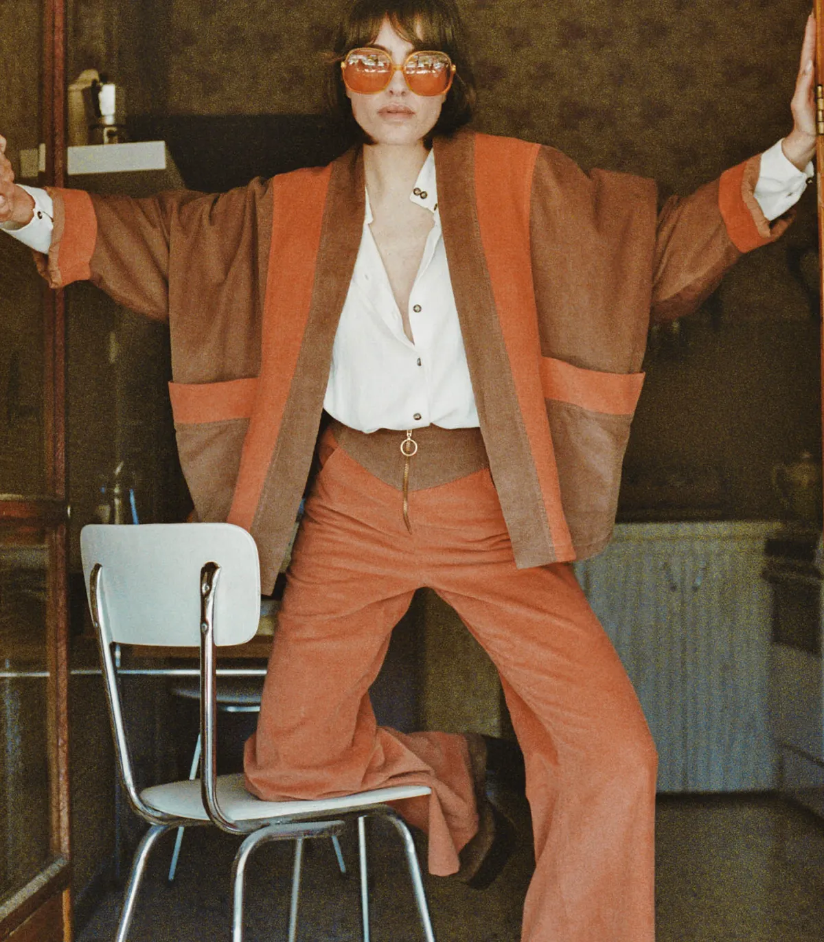 La Treille Maison Ensoleillée Pantalon en Velours Bicolore Luigi*Femme Bas