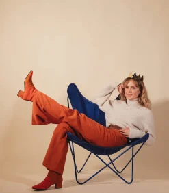 La Treille Maison Ensoleillée Pantalon en Velours Bicolore Luigi*Femme Bas