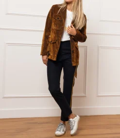 Golden Goose Pantalon feutré à bandes Algisa Garçonne*Femme Bas