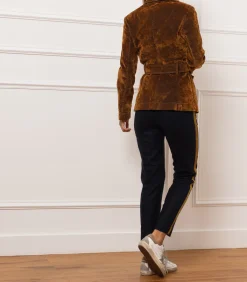 Golden Goose Pantalon feutré à bandes Algisa Garçonne*Femme Bas