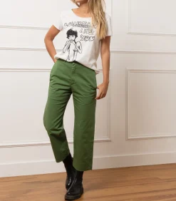 6397 Pantalon Man Pant Army*Femme Bas