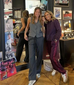 Forte Forte Pantalon Satin Side Bands Strech Cady crepe Ruby*Femme Bas