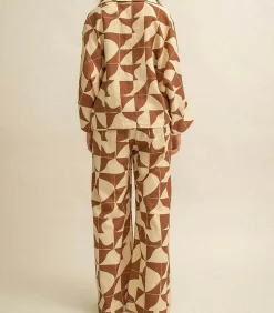 La Treille Maison Ensoleillée Pantalon Tamara Imprimé Seventies*Femme Bas