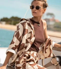 La Treille Maison Ensoleillée Pantalon Tamara Imprimé Seventies*Femme Bas