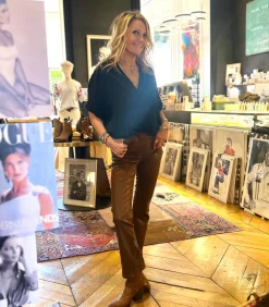 Frame Pantalon The Leather Reboot Cedar*Femme Bas