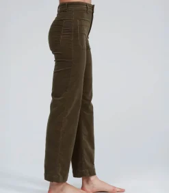 ASKK NY Pantalon Velours Côtelé Sailor Safari Green*Femme Bas