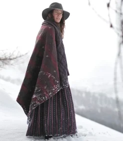 Bsbee Plaid Blanket wine* Plaids & Couvertures