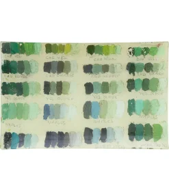 John Derian Plateau de service "Painter's studio" vert 35 x 22,3 cm* Plateaux & Planches