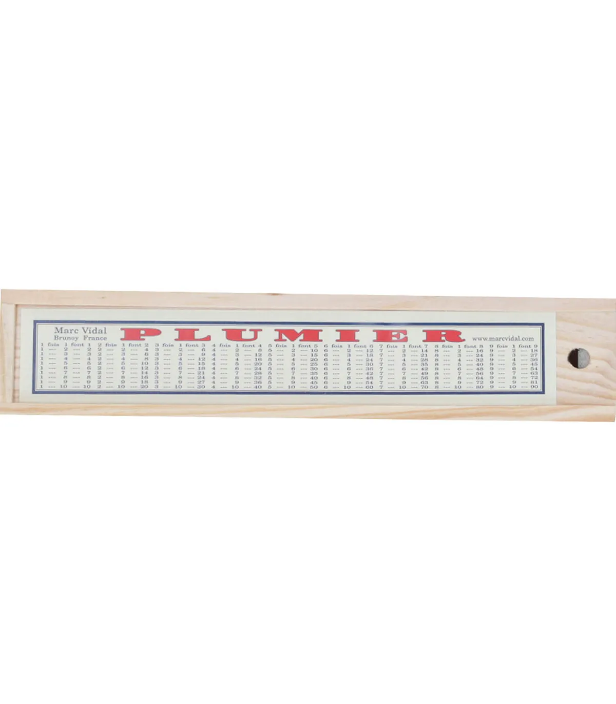 Marc Vidal Plumier bois 8 Crayons de Couleur* Petite Papeterie