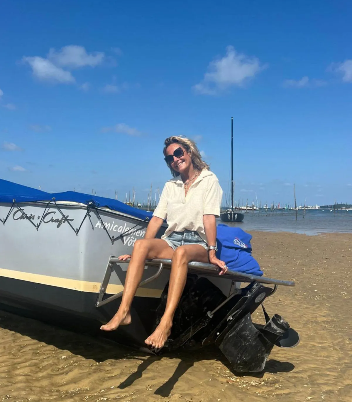 Welcome Bob Polo Saint Tropez Cream*Femme Hauts