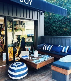 Maison de Vacances Pouf Bulle Outdoor Toile In & Outdoor Bayadère* Mobilier