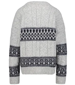 Bsbee Pull Col rond Norway*Femme Mailles & Sweats