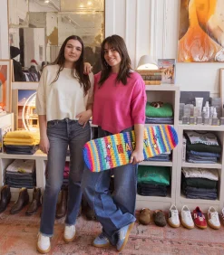 La Cabane Orson Pull Manches Courtes Bardot Fushia*Femme Mailles & Sweats