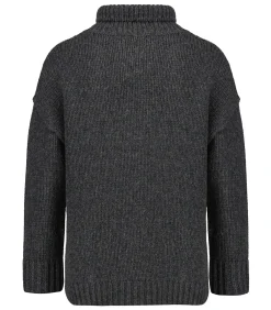 Forte Forte Pull Soft Wool Turtleneck Anthracite*Femme Mailles & Sweats