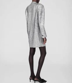 Anine Bing Robe Blazer Veneda Sequin Argent*Femme Robes