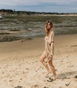 Maison Saint Julien Robe courte Empire Caffe Latte*Femme Robes