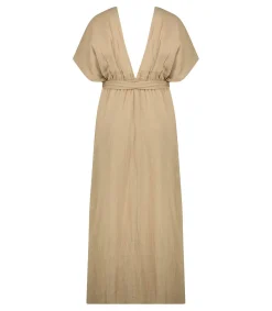 Maison Saint Julien Robe longue Empire Café Latte*Femme Robes