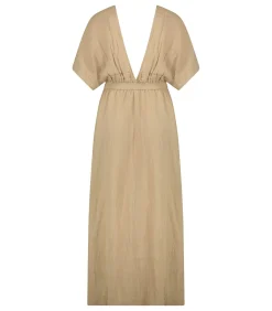 Maison Saint Julien Robe longue Empire Café Latte*Femme Robes