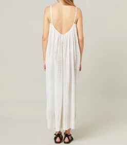 Maison Saint Julien Robe plissée Palm Beach Tie & Dye Water Green*Femme Robes