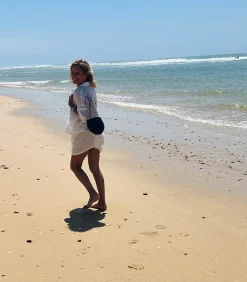 soKpsul Sac Capitaine Crochet Ecru et e*Femme Cabas & Paniers