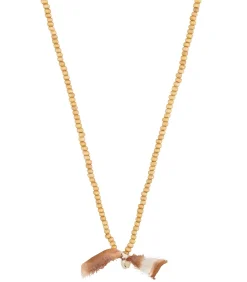 Maison Plune Sautoir Cauri et noeud tie & dye Encens*Femme Sautoirs