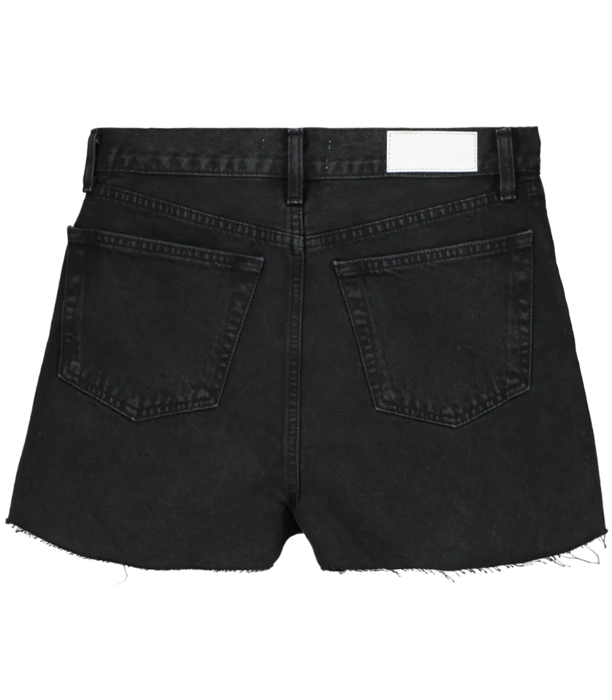 RE/DONE Short à taille haute en denim noir surteint*Femme Bas