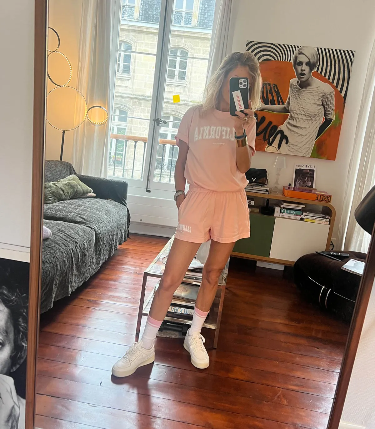 Sporty & Rich Short California Disco Ballet/White*Femme Bas