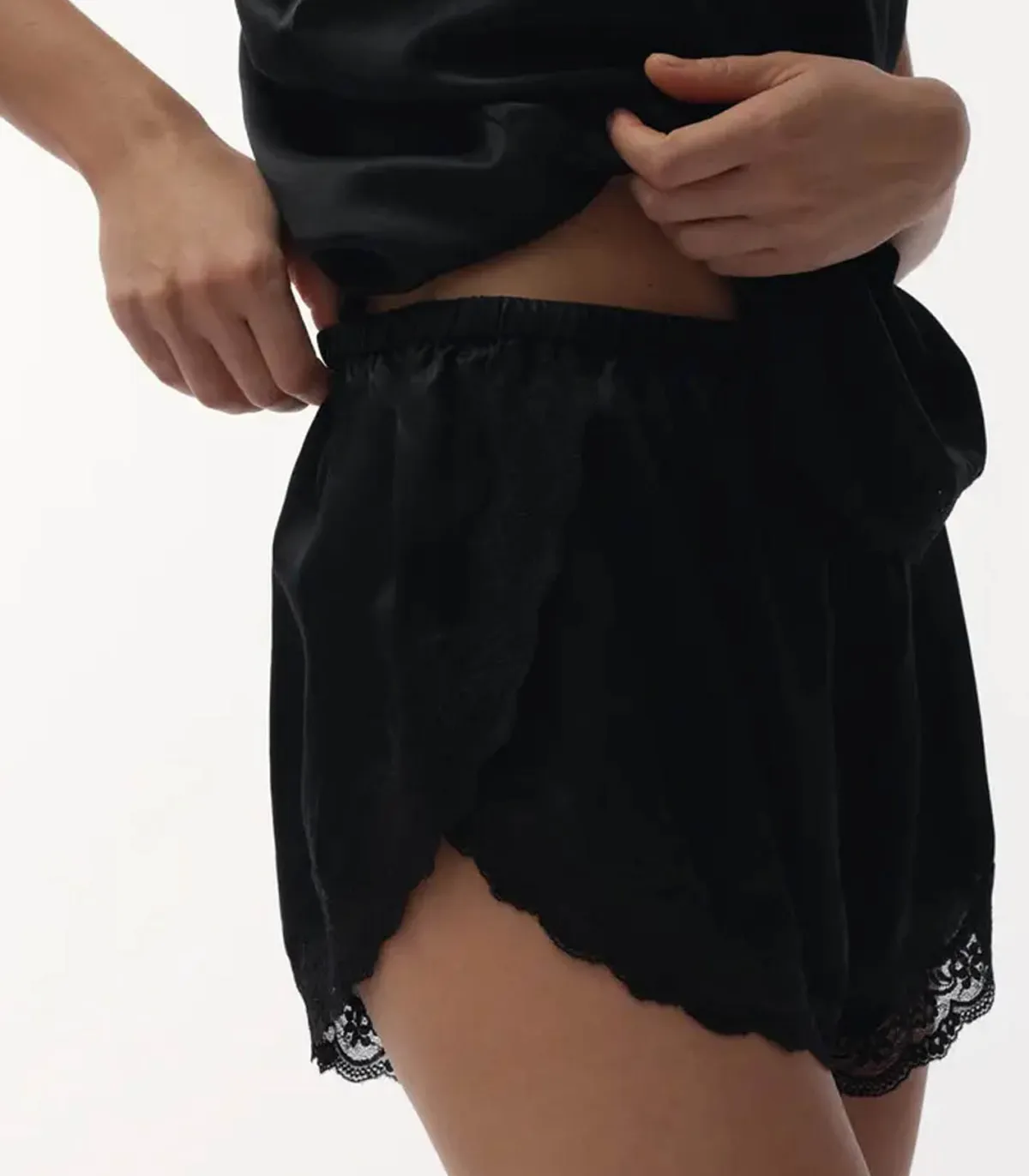 Love Stories Short de pyjama Mae Noir*Femme Bas|Lingerie