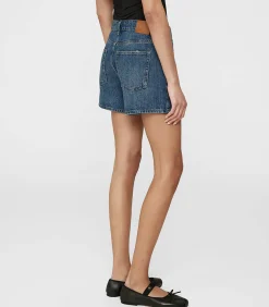 Anine Bing Short Denim Dalton Marine Blue*Femme Bas
