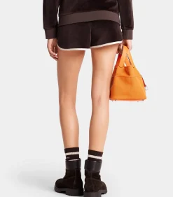 Sporty & Rich Short Disco en velours NY Crest*Femme Bas