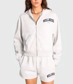 Sporty & Rich Short Disco Wellness Ivy Heather Grey/Navy*Femme Bas