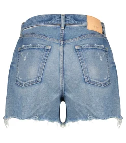Moussy Vintage Short en denim Pelion à taille haute*Femme Bas