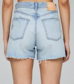 Moussy Vintage Short Funston en denim bleu clair*Femme Bas