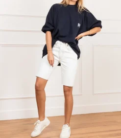 RE/DONE Short long en denim blanc*Femme Bas