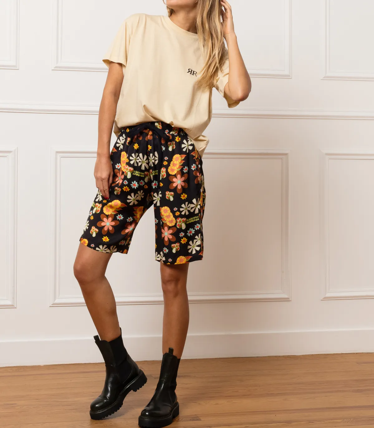 Garçons Infidèles Short Psycho Flowers*Femme Bas|Shorts