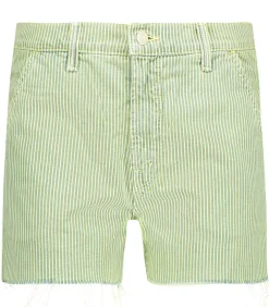 Mother Short rayé Utility Fray*Femme Bas