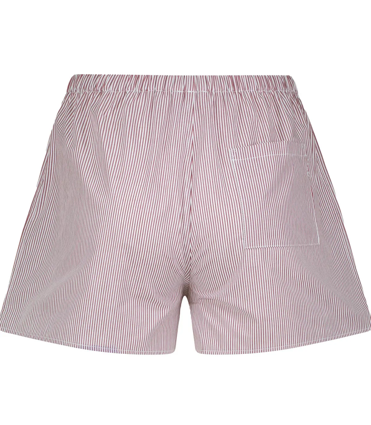 Sporty & Rich Short S.R. Sport Mini Boxer White Red Stripe*Femme Bas|Lingerie