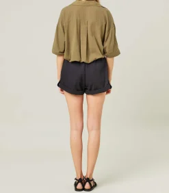 Maison Saint Julien Short Trench Coat Noir*Femme Bas